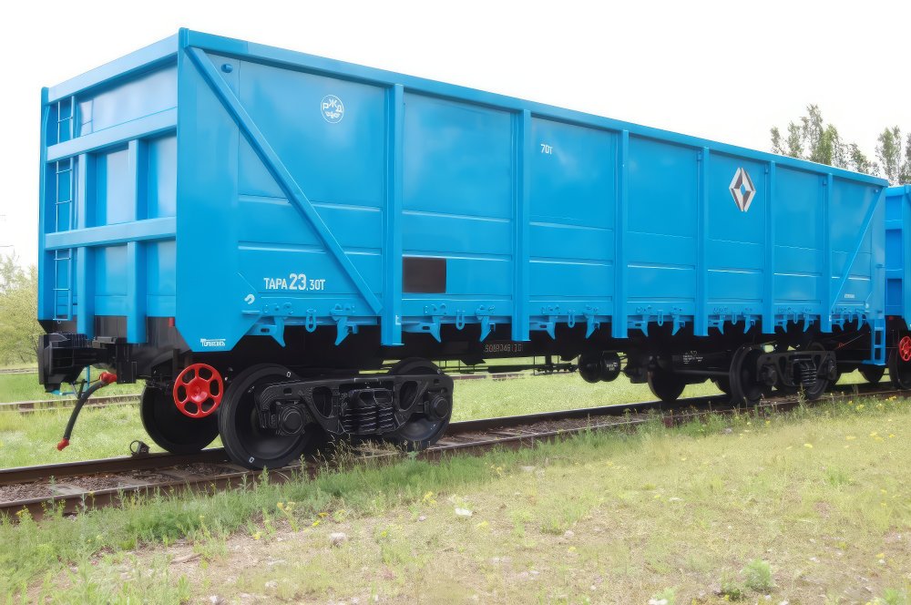 Полувагон цельнометаллический с глухими торцевыми стенками и разгрузочными люками