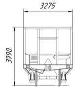 Вагон-хоппер для СЫПУЧИХ СТРОЙМАТЕРИАЛОВ