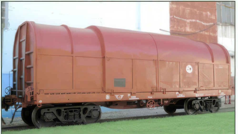 Вагон-платформа для перевозки стали в рулонах