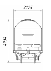 Вагон-хоппер для минеральных удобрений